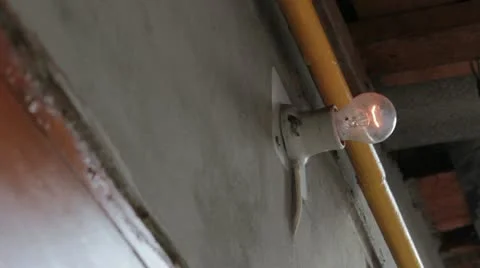 Tungsten gradually fades Stock-Footage 10849584