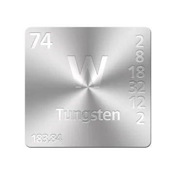 Tungsten. Stock Illustration