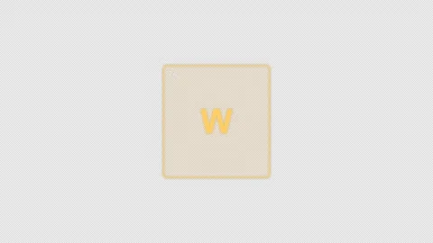 Tungsten W Periodic Table Element Tile Clean No Text Animation Video Overlay Alp Video stock 339367300