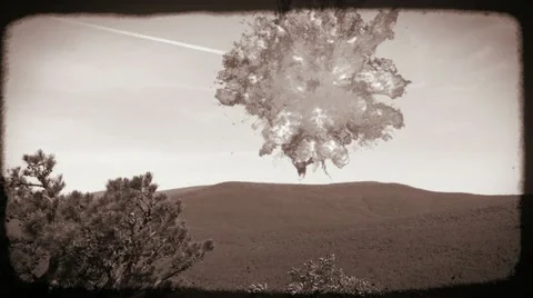 Tunguska Event-Asteroid-Comet-Meteor Collision Stock Footage 21933177