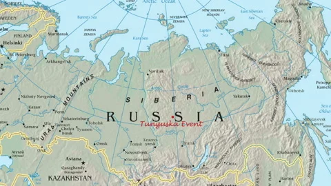 Tunguska Event Video stock 139066558