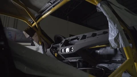 Tuning car. engine in garage. the drift car . Car service. Close-up, Car Repair Stock Footage 275076478