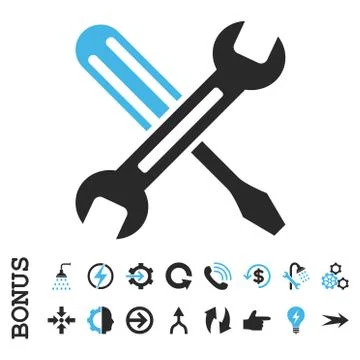 Tuning Flat Vector Icon With Bonus Stock Illustration