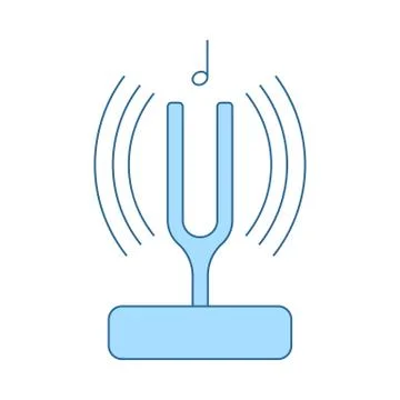 Tuning Fork Icon Stock Illustration