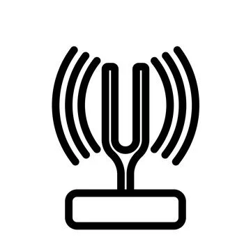 Tuning Fork Icon Stock Illustration