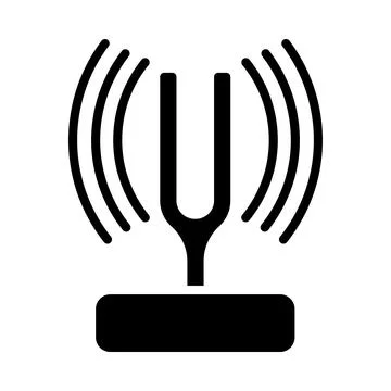 Tuning Fork Icon Stock Illustration