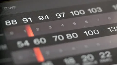 Tuning Radio Stock Footage 10770179