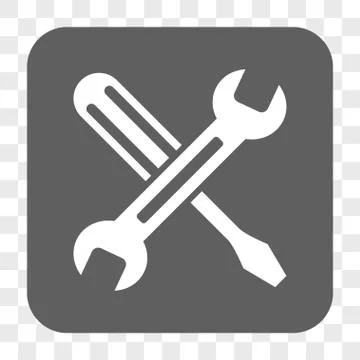 Tuning Rounded Square Button Stock Illustration