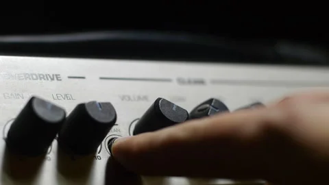 Tuning of sound Stock Footage 100990134