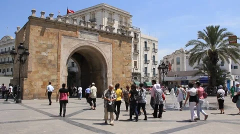 Tunis, Tunisia Stock Footage 882204