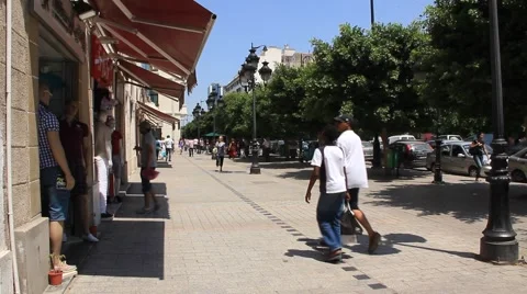 Tunis, Tunisia Stock-Footage 882206
