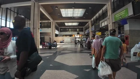 Tunis, Tunisia - September 7, 2025 - Tunis Central Station (Gare de Tunis) Stock Footage 319829773