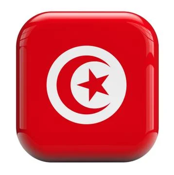 Tunisia flag Stock Illustration