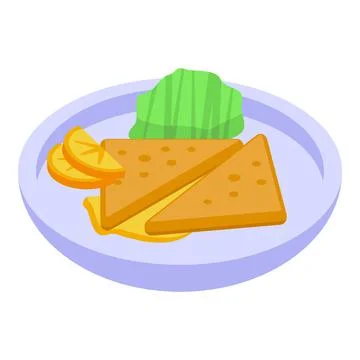 Tunisia lunch icon isometric vector. City travel Stock Illustration