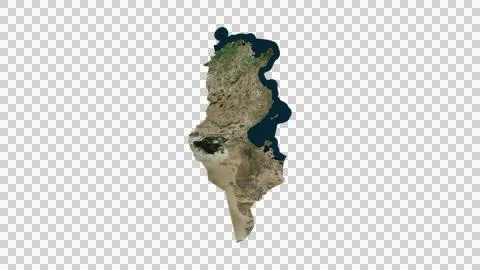 Tunisia Map Stock Illustration