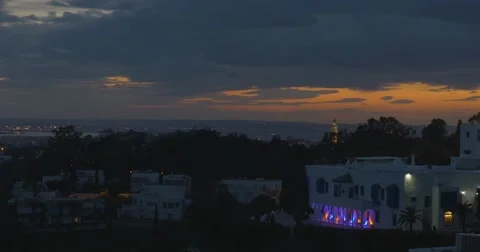 Tunisia at night Video stock 62759827