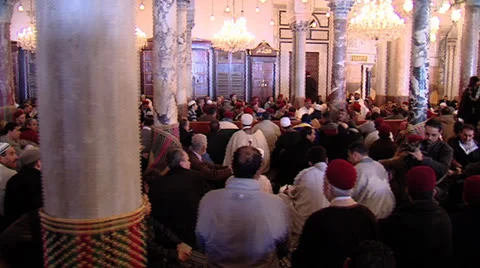 TUNISIA - Zitouna mosque - Tunis 3 Stock Footage