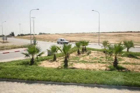 Tunisian crossroad Stock Photos