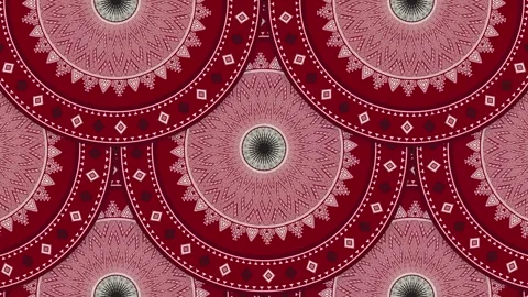 Tunisian embroidery loop pattern Stock Footage 285059903