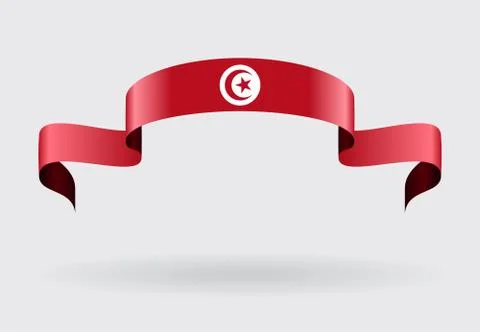 Tunisian flag background. Vector illustration Stock Illustration