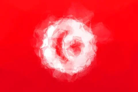 Tunisian flag Stock Illustration