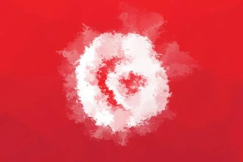 Tunisian flag Stock Illustration