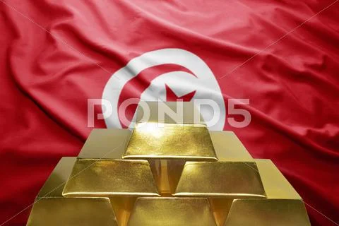 Tunisian gold reserves Stock Photos