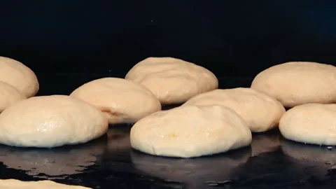 Tunisian pastry ready for baking. Stock Footage 248342790
