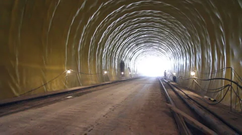 Tunnel 5 Stock Footage 1076911
