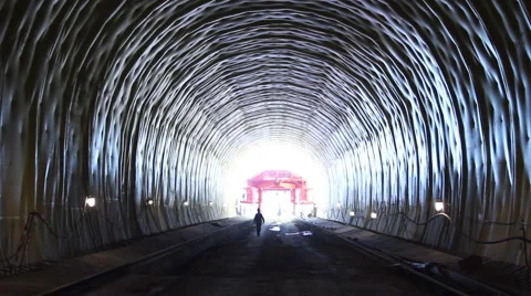 Tunnel 8 Stock Footage 1076918