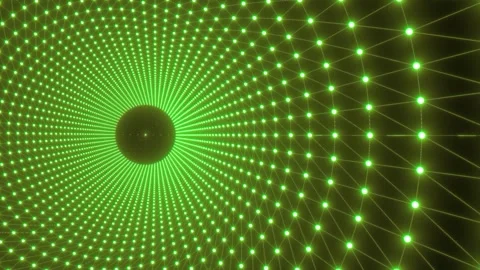 The tunnel. abstract background with circles Stock Footage 317536020