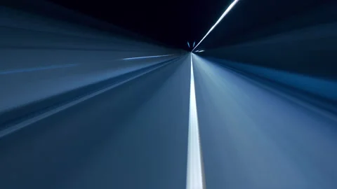 Tunnel Abstract Loop Blu Stock Footage 202076953