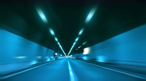 Tunnel abstract speed 12  Stock Footage