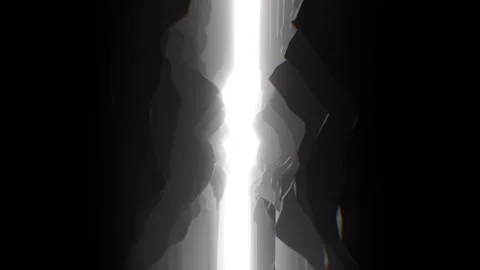 Tunnel Of Abstract Waveforms Stock Footage 264581099