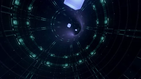 Tunnel Animation, and Blocks Stock Footage 145629382