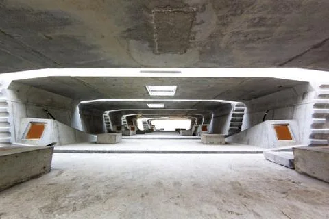 Tunnel Architecture construction Stock Photos