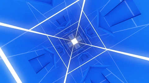 Tunnel with arrows Stock Footage 46350994