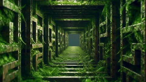 Tunnel background. Fast flicker. Stock Footage 241495639