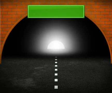 Tunnel background Ilustração Stock