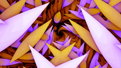 Tunnel of Bars Cages Abstract Cubes Endless Stock-Footage 139736318