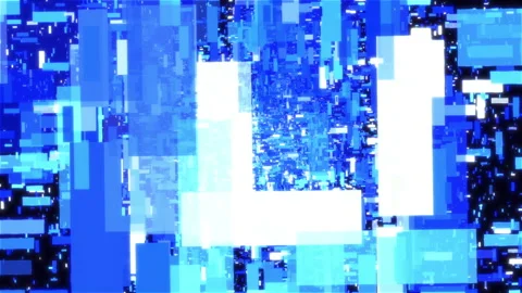 Tunnel Blue Stock Footage 154241592