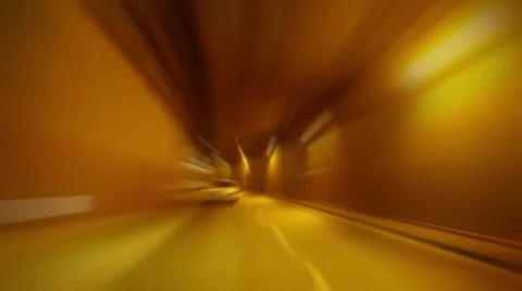 Tunnel blurred Stock Footage 61324521