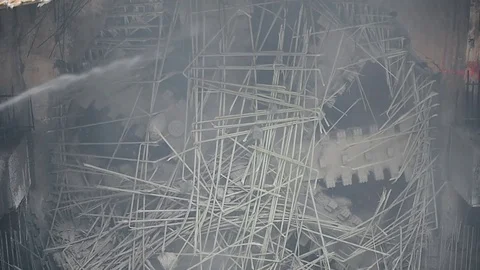 Tunnel boring machine in action during subway construction 스톡 동영상 81703787