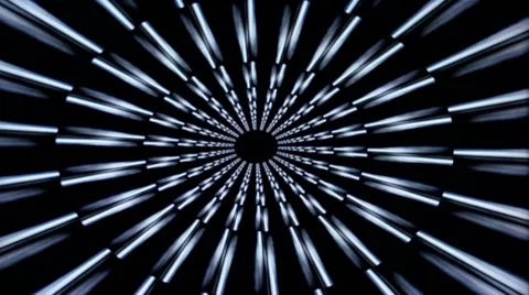Tunnel of bright lights video background Stock Footage 67993040