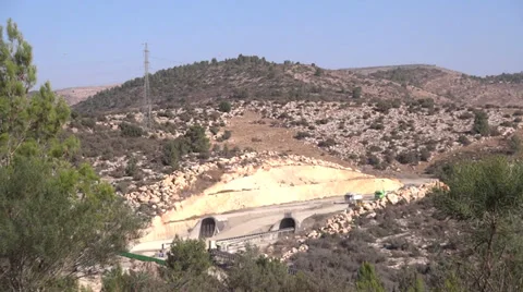 Tunnel building  - environmental damage Vídeos de archivo 33741250