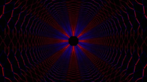 Tunnel CG Animation Material Spider Stock Footage 240071418