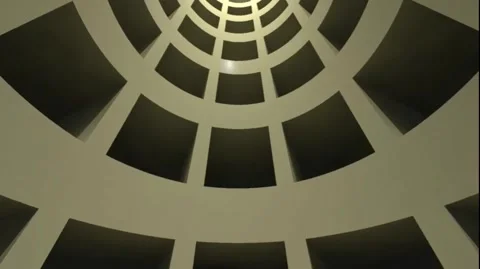 Tunnel climb 3d animation loop Stock Footage 131733814