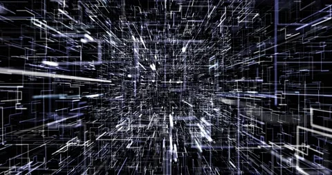 Tunnel of coals and lines Stock Footage 232158403