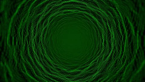 Tunnel concept of artificial intelligence 스톡 일러스트