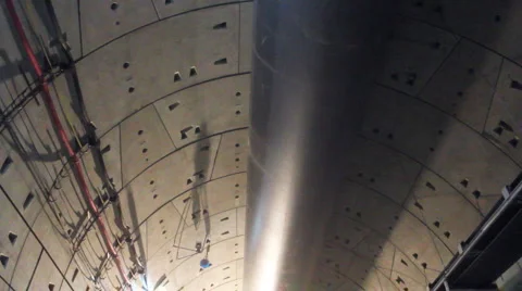 Tunnel construction 005 Stock Footage 1091666